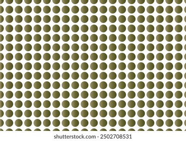 Greenish brown circles pattern background on white background