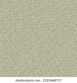 Greenish gray flecked fabric. Variegated textile material of modest quality. Old tweed texture. Vector seamless.