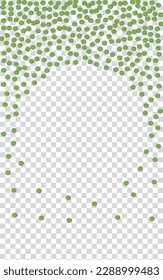Greenish Lime Background Transparent Vector. Funny Illustration. Sunny Lemon Tiled. Tropical Citrus Mint Pattern.