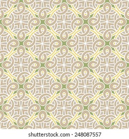 Greenish ornament. 