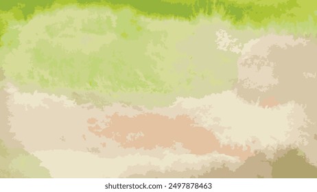 Greenish Soft and soothing watercolor background