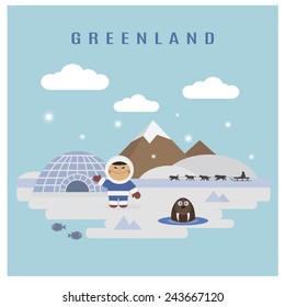 Paisaje de Groenlandia