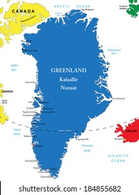 Greenland Map