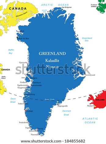 Greenland map