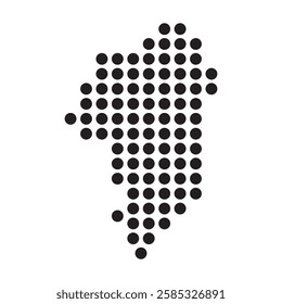 Greenland Map Icon Element Illustration Design