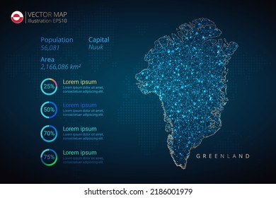 Greenland Map Infographics Vector Template Abstract Stock Vector   Greenland Map Infographics Vector Template 260nw 2186001979 