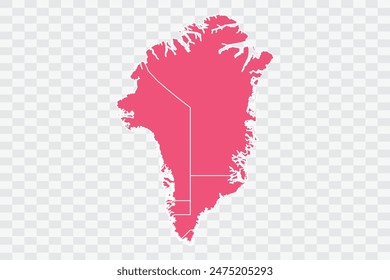 Greenland Map punch Color Background quality files png