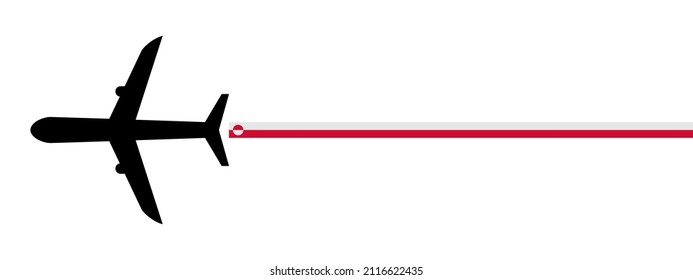 greenland plane icon vector illustration. isolated on white background
