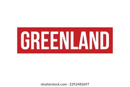 Greenland Rubber Stamp Seal Vector