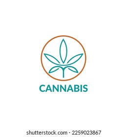 GreenLeaf A Symbol of Quality Cannabis Leaf logo