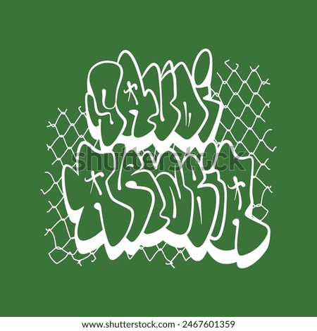 Greenly Colors From Saudi Arabia Flag Design Inspiration Vector Stock