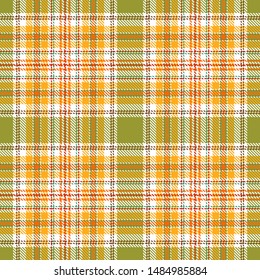 Green,Orange,Gold and Red Tartan Plaid Scottish Seamless Pattern. Texture from tartan, plaid, tablecloths, shirts, clothes, dresses, bedding, blankets and other textile.