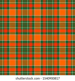 Green,Red and Orange Tartan Plaid Scottish Seamless Pattern. Texture from tartan, plaid, tablecloths, shirts, clothes, dresses, bedding, blankets and other textile.
