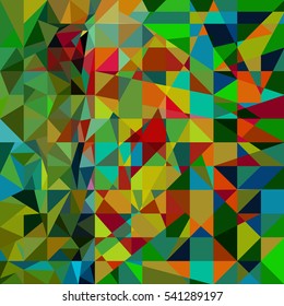 Green-red polygonal mosaic background