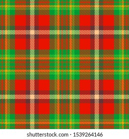 Green,Red,Beige,Brown and Orange Tartan Plaid Scottish Seamless Pattern. Texture from tartan, plaid, tablecloths, shirts, clothes, dresses, bedding, blankets and other textile.