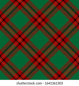 Green,Red,Black and Orange Tartan Plaid Scottish Seamless Pattern. Texture from tartan, plaid, tablecloths, shirts, clothes, dresses, bedding, blankets and other textile.