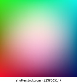 Green,red,blue and cyan gradient mesh background nice for wallpaper or banner