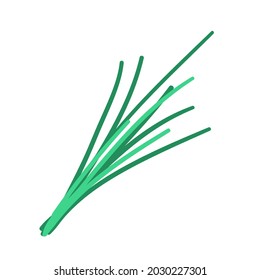 greens doodle style vector element. handdraw 