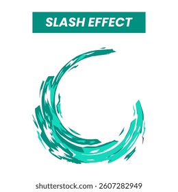 GreenThe circle is labeled "Slash Effect"	