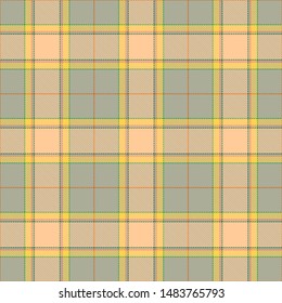 Green,Yellow and Beige Tartan Plaid Scottish Seamless Pattern. Texture from tartan, plaid, tablecloths, shirts, clothes, dresses, bedding, blankets and other textile.