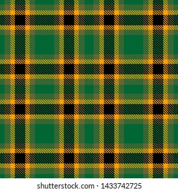 Green,Yellow and Black Tartan Plaid Scottish Seamless Pattern. Texture from tartan, plaid, tablecloths, shirts, clothes, dresses, bedding, blankets and other textile.