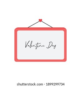 Greeting Board Valentine Vector Icon