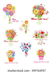 Greeting bouquets for Mothers day
