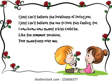 greeting card about love