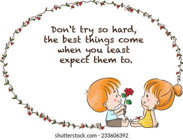 greeting card about love