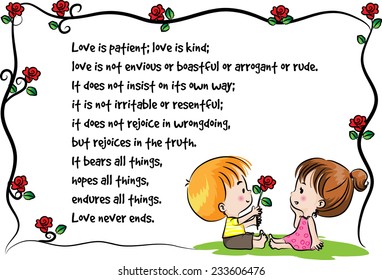 greeting card about love