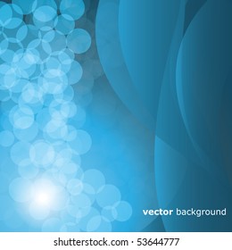 Greeting Card with Abstract Background