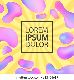 Greeting card with abstract background, you can use it for your design, brochure, flyer, poster