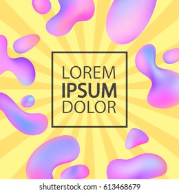 Greeting card with abstract background, you can use it for your design, brochure, flyer, poster