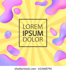 Greeting card with abstract background, you can use it for your design, brochure, flyer, poster