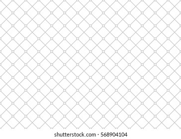 Greeting Card Background Design. Seamless Pattern.
Interlocking Diagonal Line Art with small Circle Dots Outline