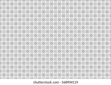 Greeting Card Background Design. Seamless Pattern.
Mosaic Batik Design Concept in Silver Color