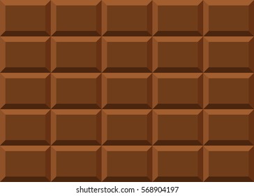 Greeting Card Background Design. Seamless Pattern.
Simple Chocolate Texture in Brown Color