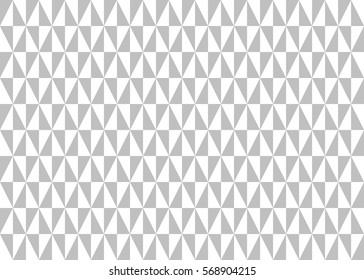 Greeting Card Background Design. Seamless Pattern.
Interlocking Triangular Rhombus Shape in Silver Color