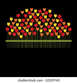 Greeting card background. vector illustration