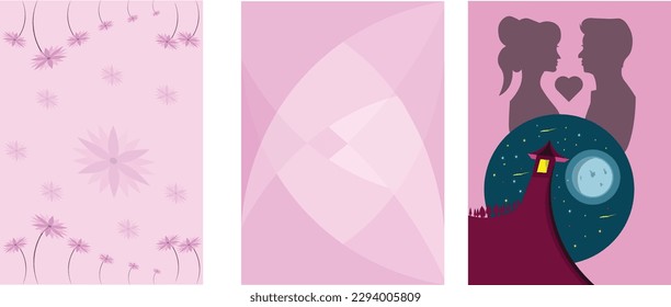 Greeting card backgrounds, wedding invitation card backgrounds,lovely color