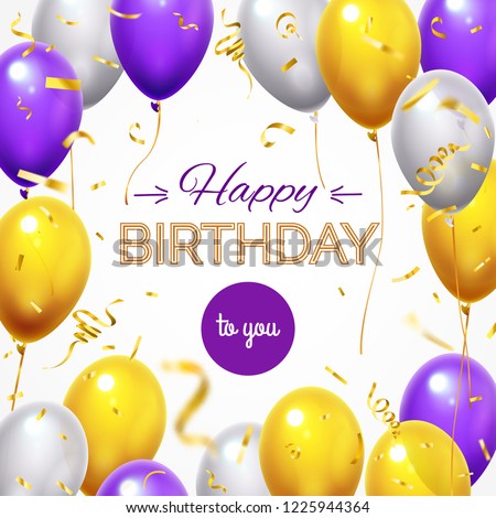 greeting card balloons happy