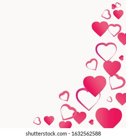 
Greeting card, banner, flyer for Valentine's Day.