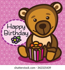 Greeting card Bear