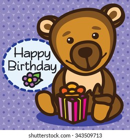 Greeting card Bear