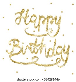 Greeting card for birthday. Vector Hand drawn illustration.