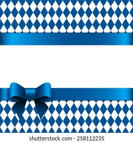 Greeting card with bow