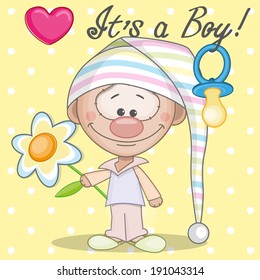 Greeting card it's a boy