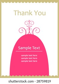 Greeting card with bright color
