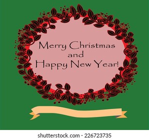  Greeting card with Christmas