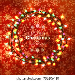 greeting card with christmas. Christmas background with place for text